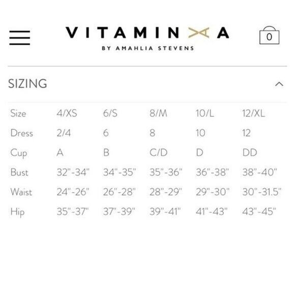 Vitamin A Luciana Striped EcoRib Reversible Bikini Swim Bottom Day Glow 12 NEW - Picture 7 of 7